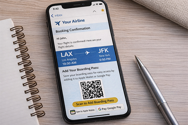 Airline Confirmation Email