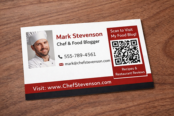 Chef's Business Card
