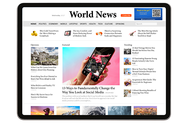 Online News Article