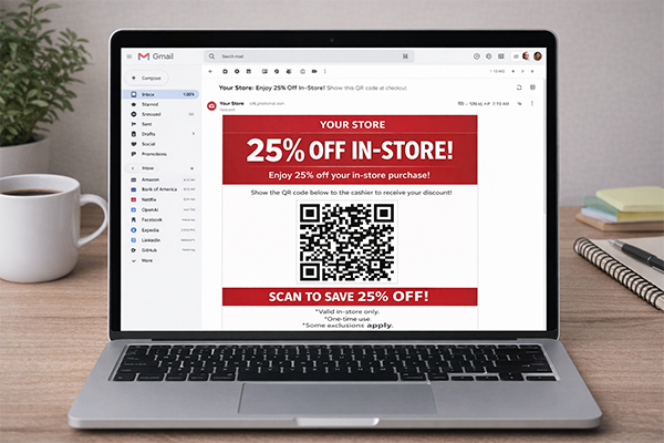 Retailer's Promotional Email