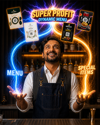Super Raju — OrbitQR profit-first menu